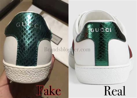 gucci snake sneakers fake vs real|gucci ace embroidered sneakers.